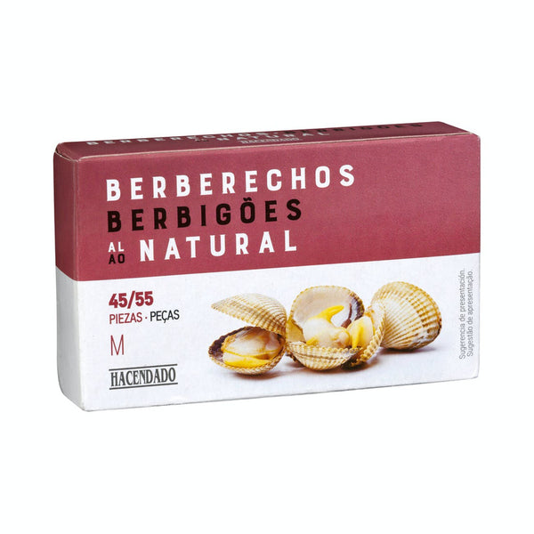 Berberechos al natural M Hacendado 45-55 piezas