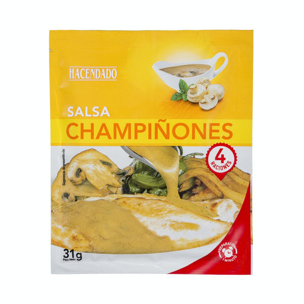 Salsa champiñones Hacendado