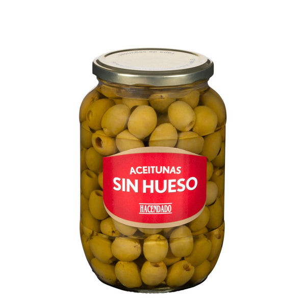 Aceitunas manzanilla Hacendado sin hueso