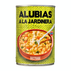 Alubias a la jardinera Hacendado