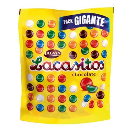 Grageas de chocolate Lacasitos Lacasa pack Gigante