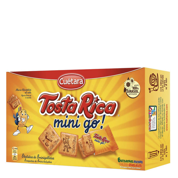 Galletas con cereales, vitaminas y calcio Mini Tosta Rica Cuétara 240g