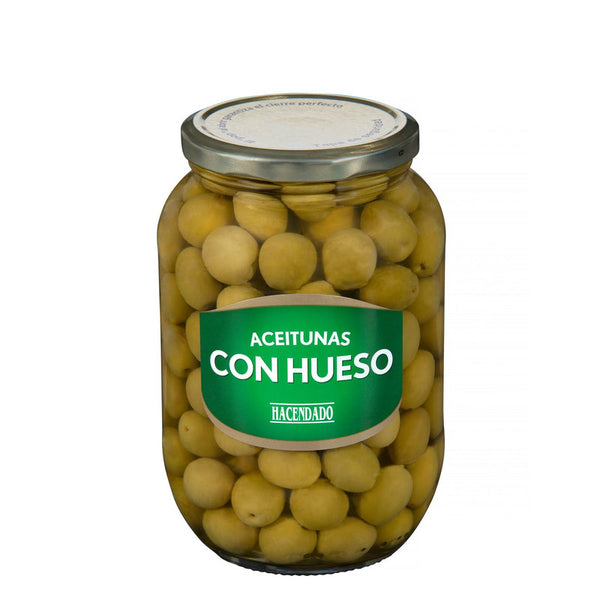 Aceitunas manzanilla Hacendado con hueso