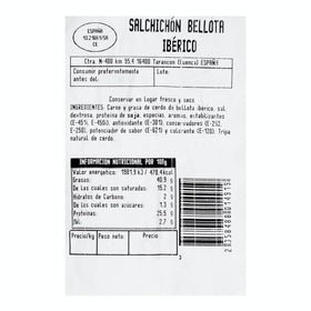 Salchichón de bellota ibérico La Hacienda del ibérico