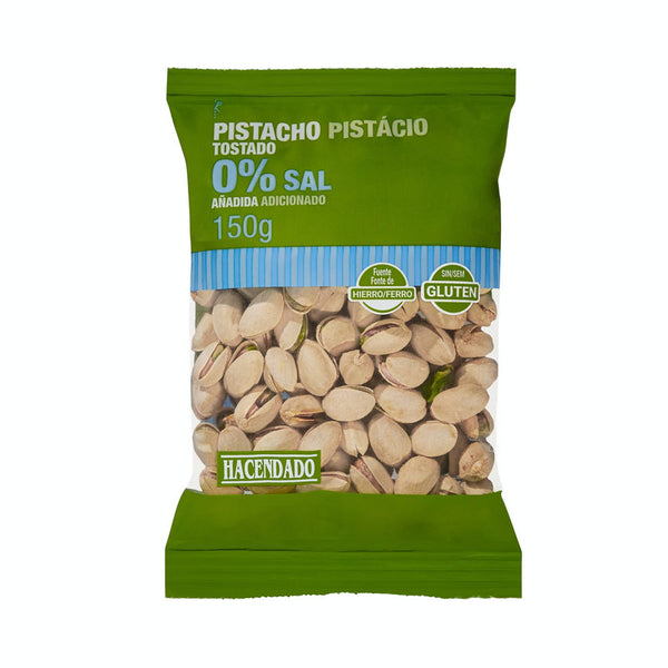 Pistacho tostado Hacendado 0% sal añadida