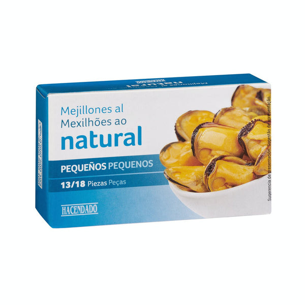 Mejillones al natural Hacendado pequeños 13-18 piezas