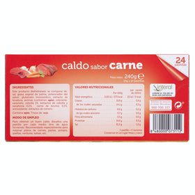 Caldo de carne Hacendado en pastillas 24 ud,