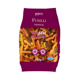 Fusilli sin gluten vegetales Felicia