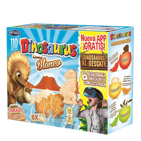 Galletas de chocolate blanco Dinosaurus Artiach 360g