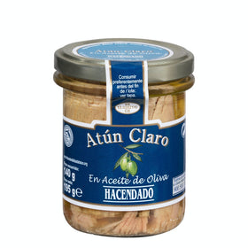 Atún claro en aceite de oliva Hacendado Bote 195g