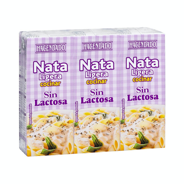 Nata ligera para cocinar sin lactosa Hacendado