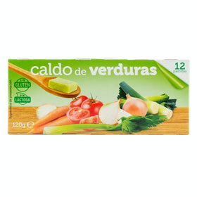 Caldo de verduras en pastillas 12 ud,