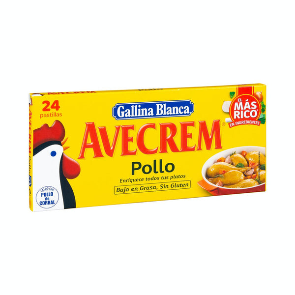 Caldo de pollo Avecrem en pastillas Gallina Blanca 24 ud,