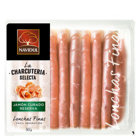 Jamón curado reserva finas lonchas Navidul 90g