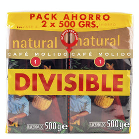 Café molido natural Hacendado Pack Ahorro