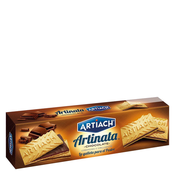 Galletas de barquillo rellenas chocolate Artiach 210g