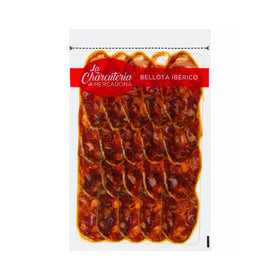 Machine-cut acorn-fed Iberian chorizo vacuum packed