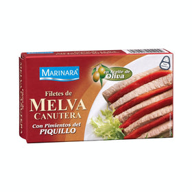 Filetes de melva canutera con pimientos del piquillo Marinara en aceite de oliva