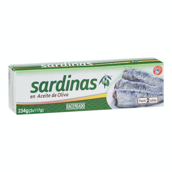 Sardinas en aceite de oliva Hacendado