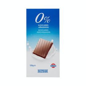 Chocolate extrafino con leche Hacendado 0% azúcares añadidos