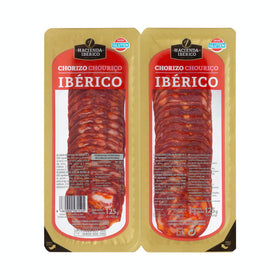 Chorizo ibérico La Hacienda del ibérico lonchas