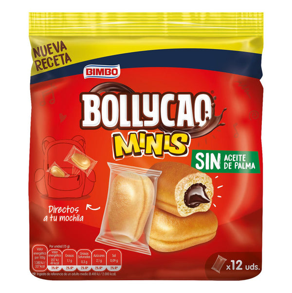 Bollito relleno de cacao minis Bollycao 180g