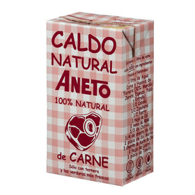 Caldo de carne Aneto sin gluten y sin lactosa brik 1 l