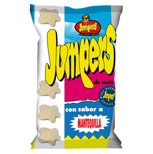 Aperitivo sabor mantequilla Jumpers sin gluten 100 g