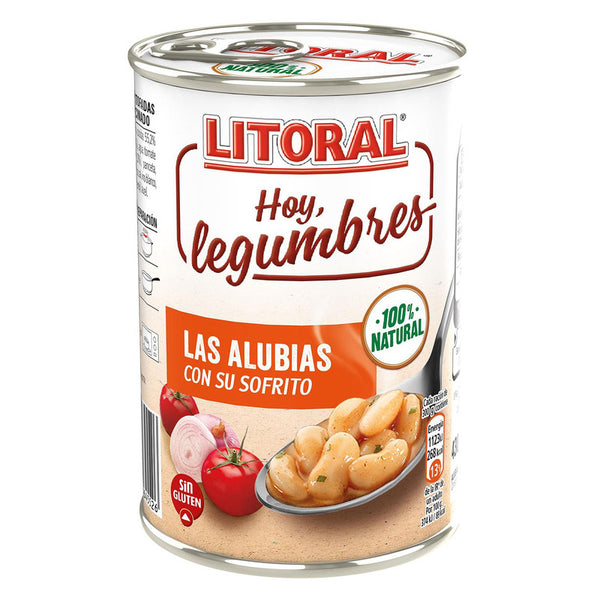 Alubias Litoral sin gluten 440 g,