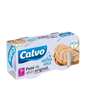 Paté de atún claro 0% M,G, Calvo 165g