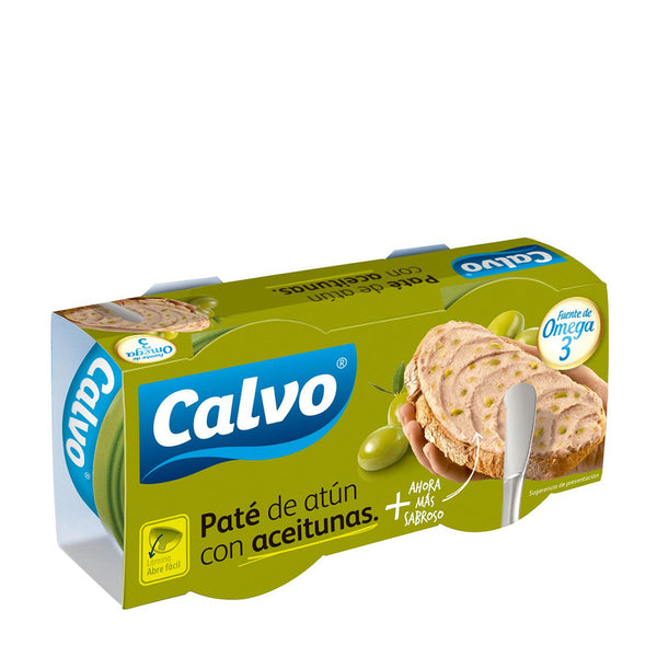 Paté de atún claro con aceitunas Calvo 165g