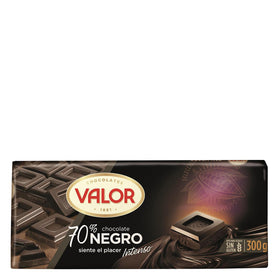 Chocolate negro 70% Valor sin gluten