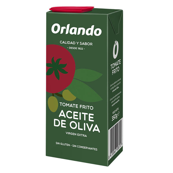 Tomate frito con aceite de oliva virgen extra Orlando sin gluten tarro 350g